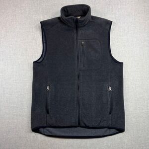 Duluth Trading Co Polartec Two Harbors Fleece Vest Men Medium Charcoal Minimal